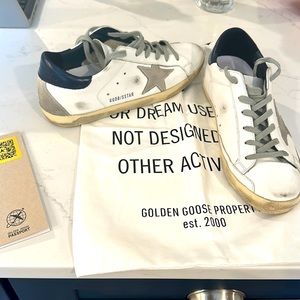 Golden Goose super-star low top sneakers!
